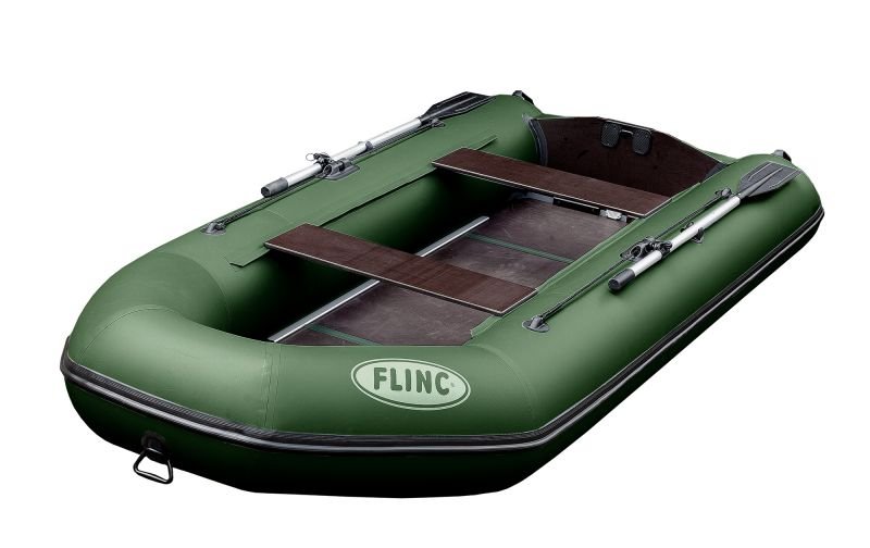 Лодка Flinc FT360K надувная красно-синяя