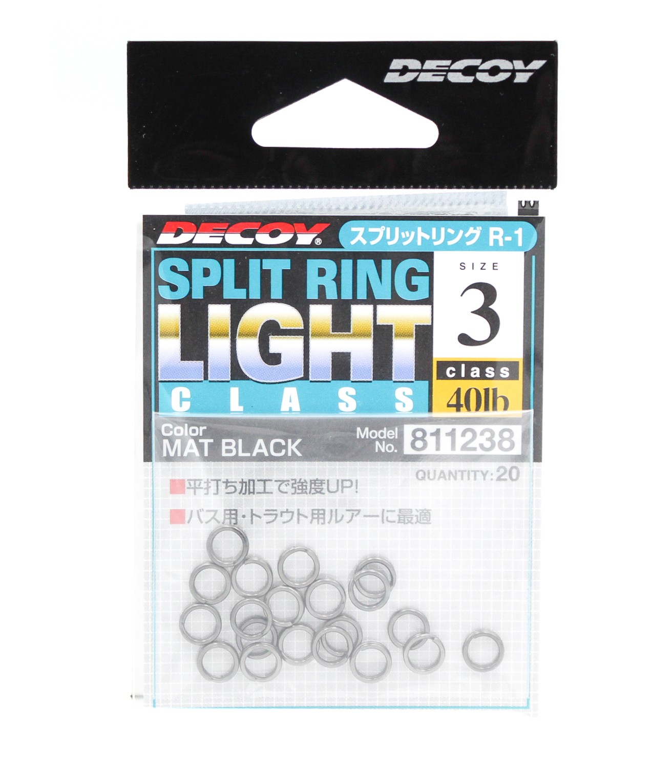 МП Заводное кольцо Decoy Split Ring black №3 - фото 1