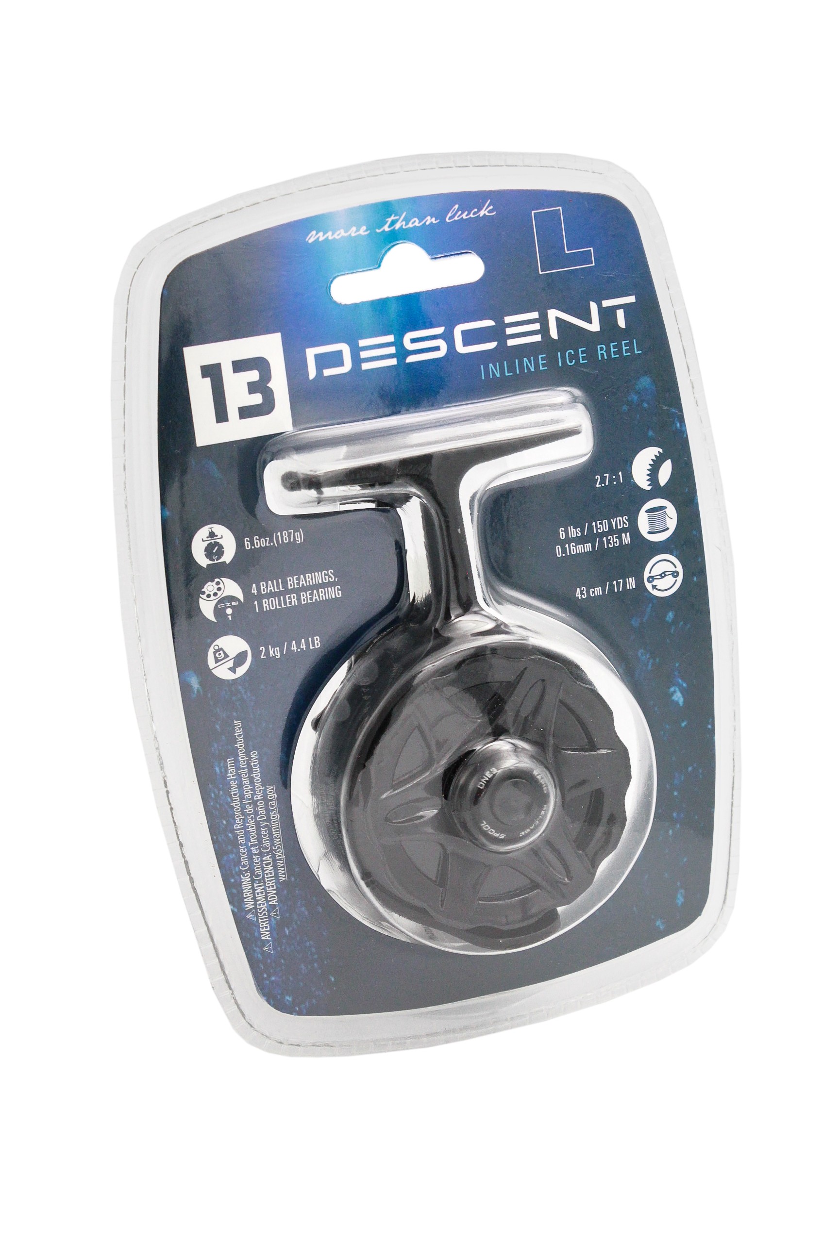 Катушка 13 Fishing Descent Ice Reel 2.7:1 left hand - фото 1