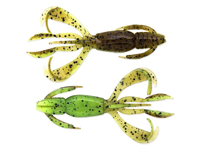 Приманка Keitech 4,4" Crazy Flapper -Green Pumpkin /Chartreuse - фото 1