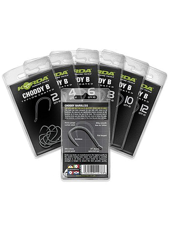 Крючок Korda Choddy barbless-02 - фото 1