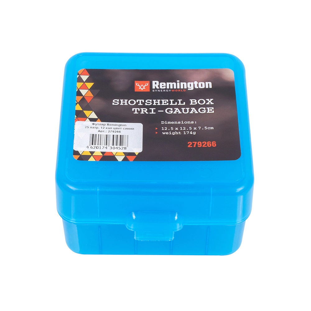 Футляр Remington 25 патронов 12к цвет синий - фото 1