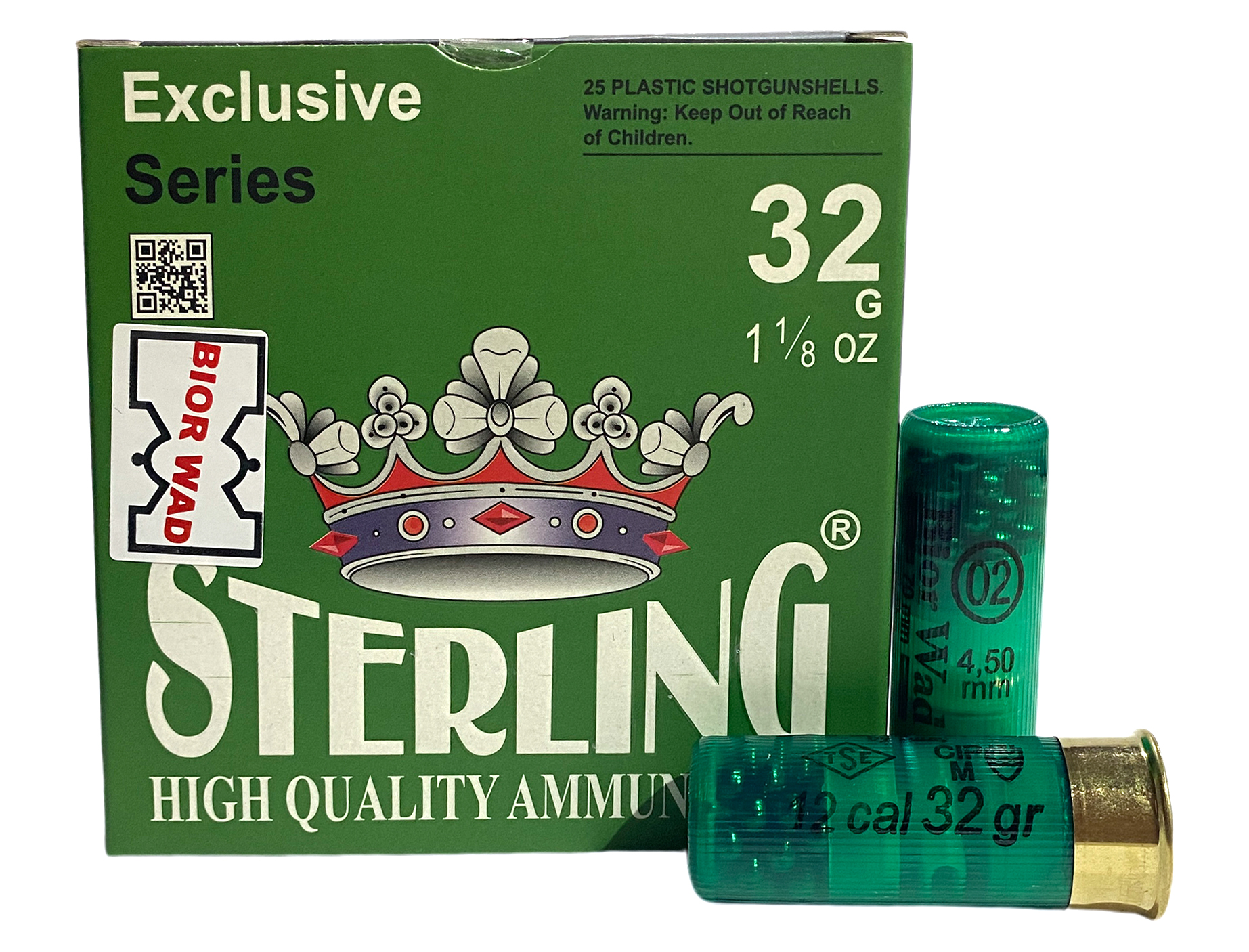 МП Патрон 12х70 Sterling 02(00) 32г био - фото 1
