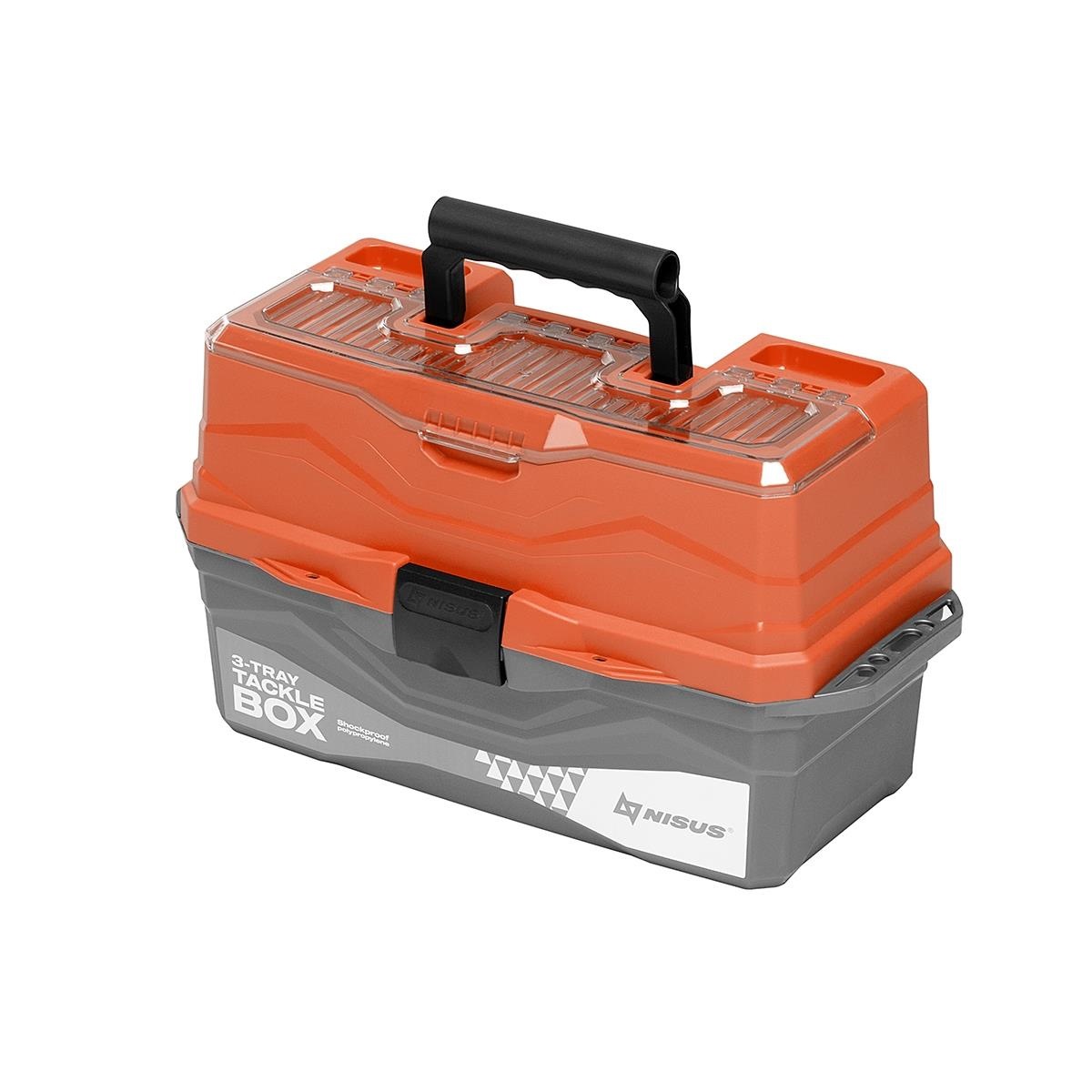 МП Ящик для снастей Tackle Box трехполочный оранжевый (N-TB-3-O) NISUS - фото 1