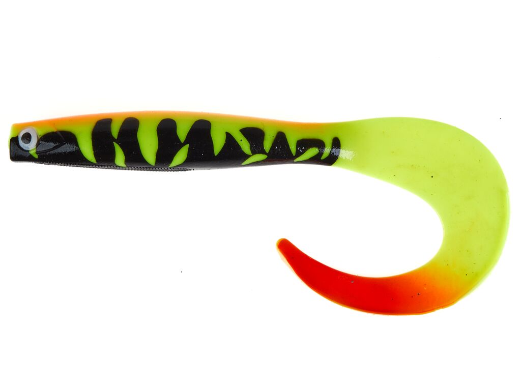 Приманка Lucky John твистер 3D BBS Series kubira fire tail 7,0in 17,50 PG37 1шт - фото 1