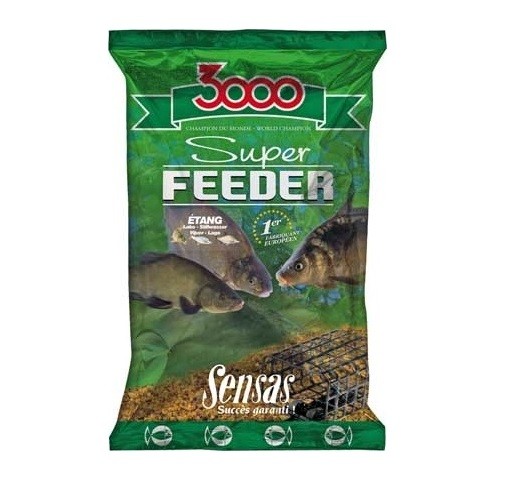 Прикормка Sensas 3000 1кг Super feeder lake  - фото 1
