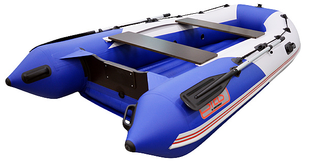 Лодка Хантер STELS 315 Aero НДНД сине-белый - фото 1