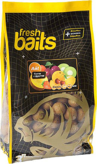 Бойлы Fresh Baits Ай! Тутти с фрутти 15мм 1кг - фото 1