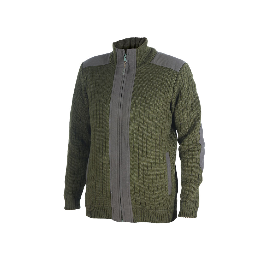 Куртка ХСН трикотажная оливковый - фото 1