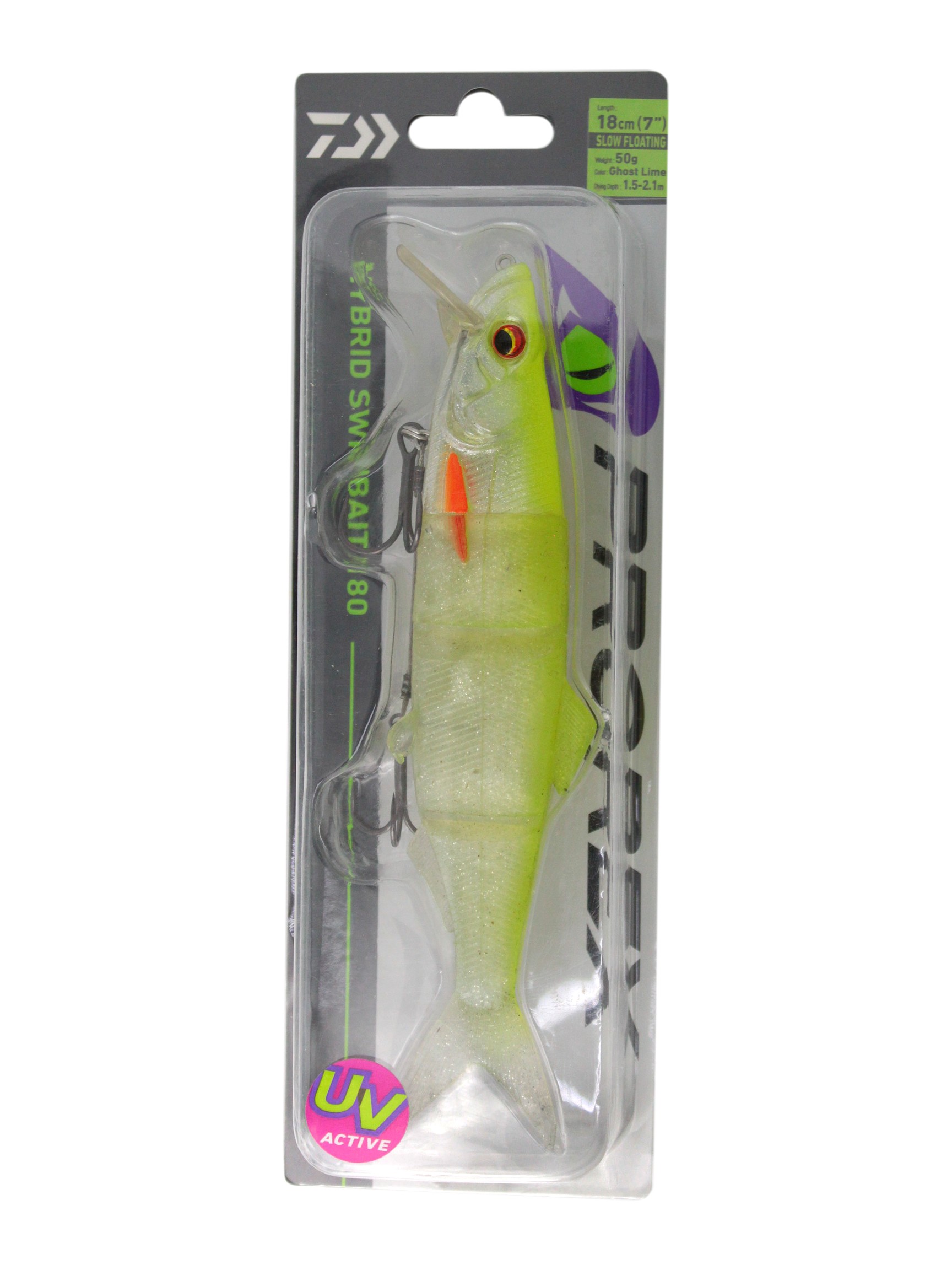 Приманка Daiwa Prorex Hybrid Swimbait 180мм ghost lime - фото 1