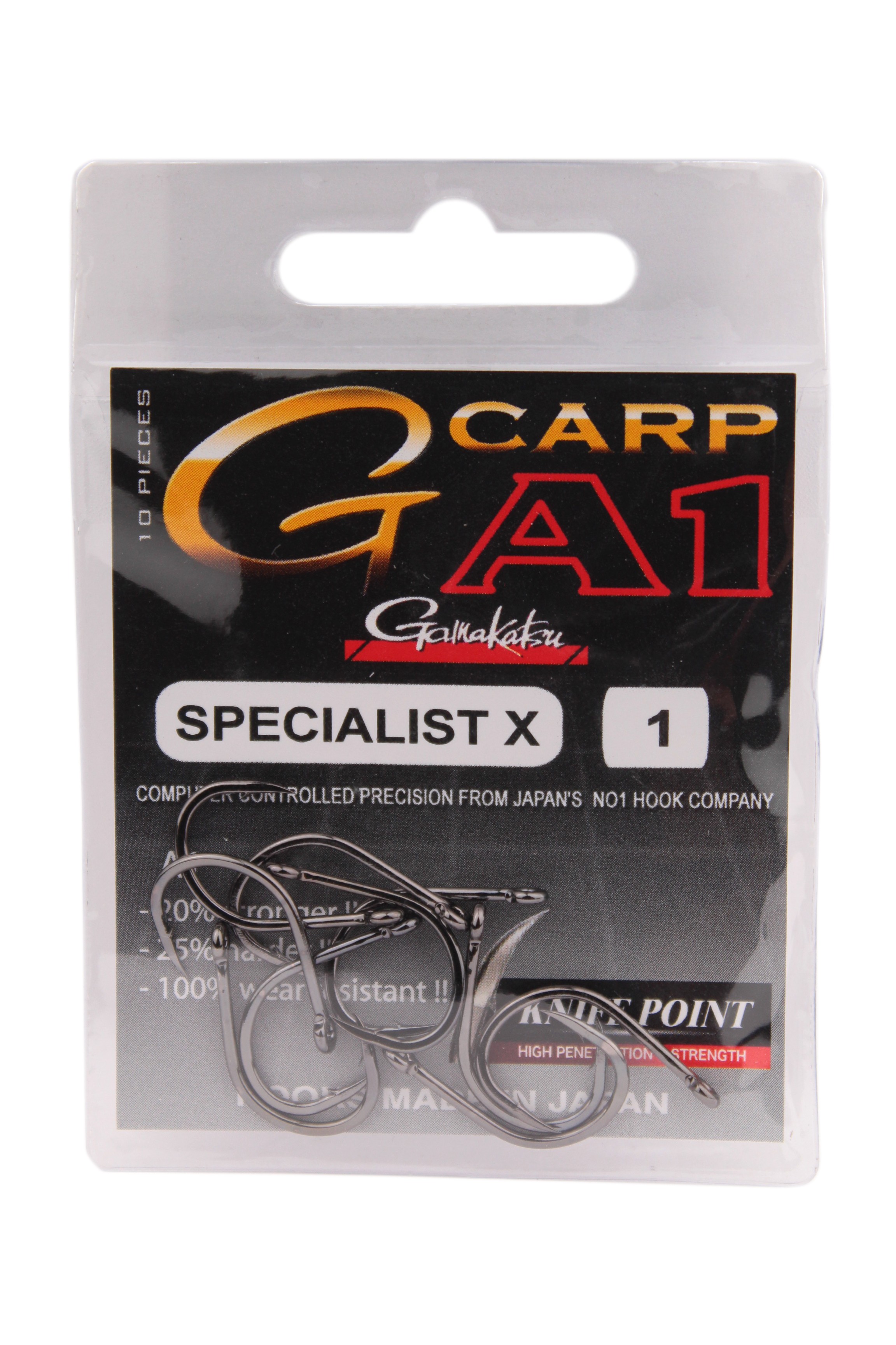 Крючок Gamakatsu G-Carp A1 specialist X №1 - фото 1