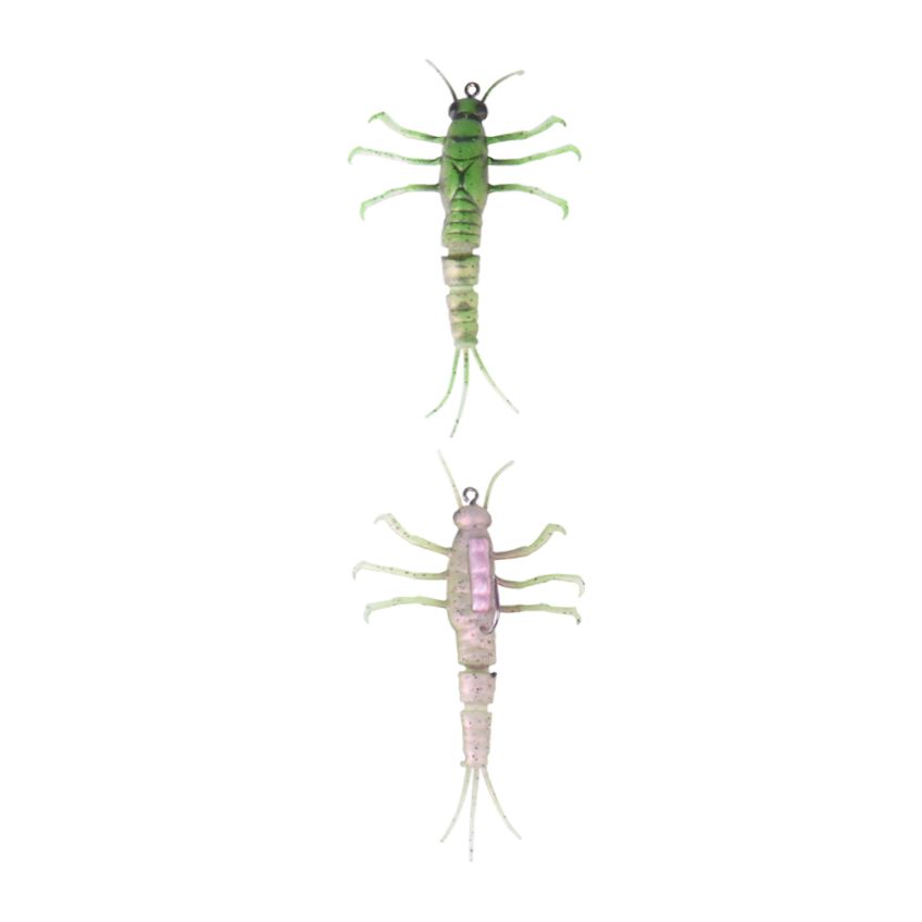 Приманка Savage Gear 3D Tpe Mayfly Nymph 5см 2,5гр Green 1шт. в уп. - фото 1