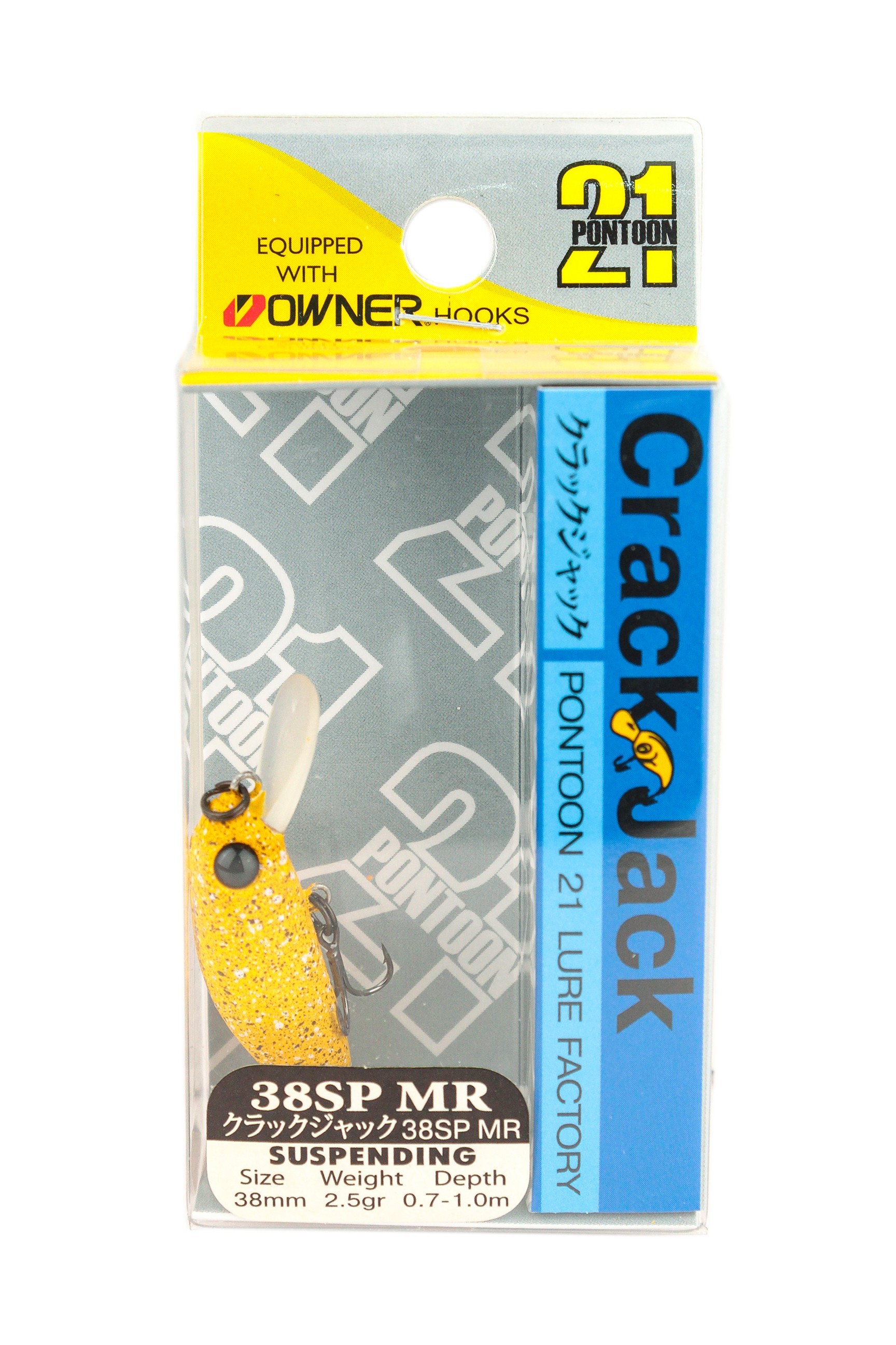 Воблер Pontoon21 Crack jack 38SP-MR 38мм 2,5гр 0,7-1,0м №R41