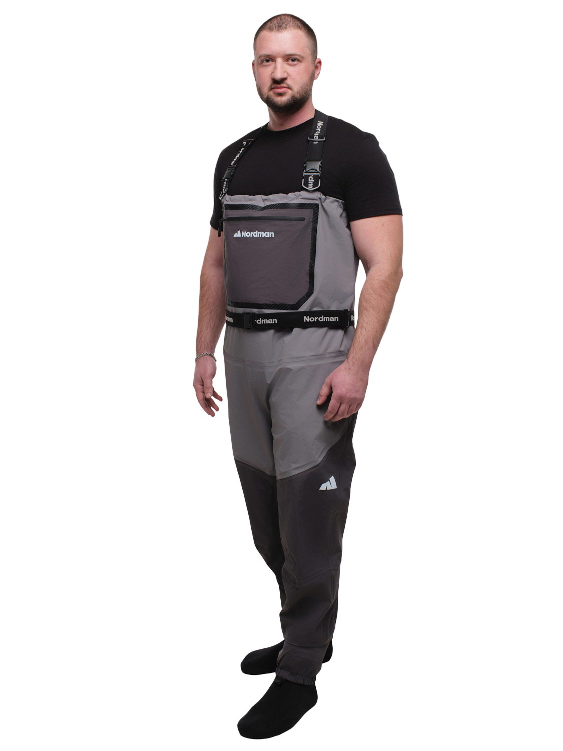 Вейдерсы Nordman Pro-3 Серый/Темно-Серый - фото 1