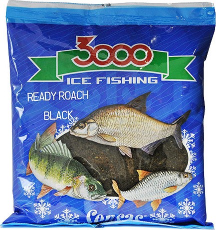 Прикормка Sensas 3000 0,5кг Roach black зимняя готовая  - фото 1