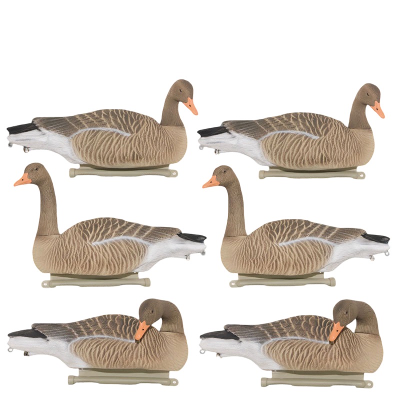 Чучело Oscar Decoys Серый гусь Floater Greylag Goose мягкий плав 6шт FGG-3D - фото 1