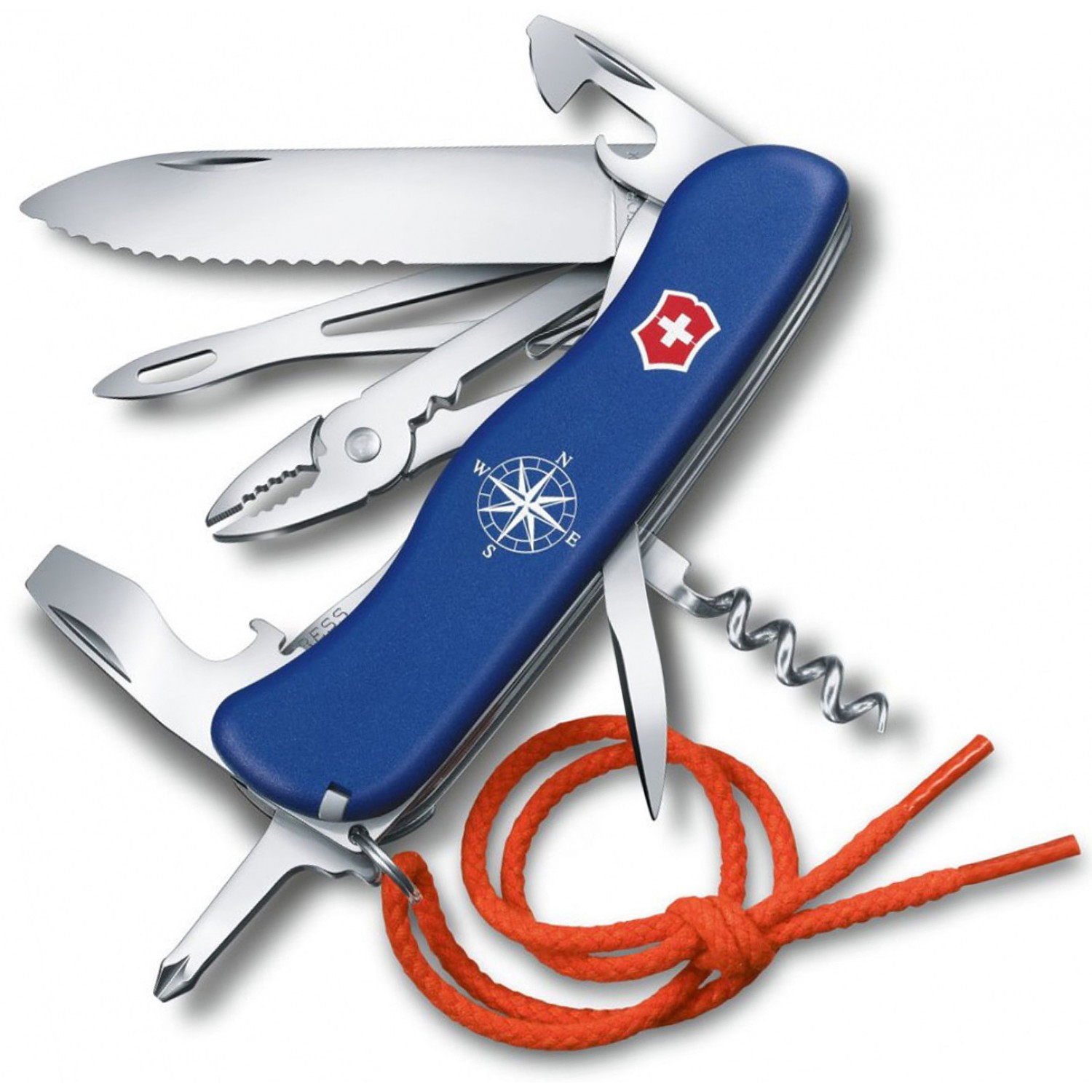 Нож Victorinox Skipper 111мм 18 функций синий - фото 1