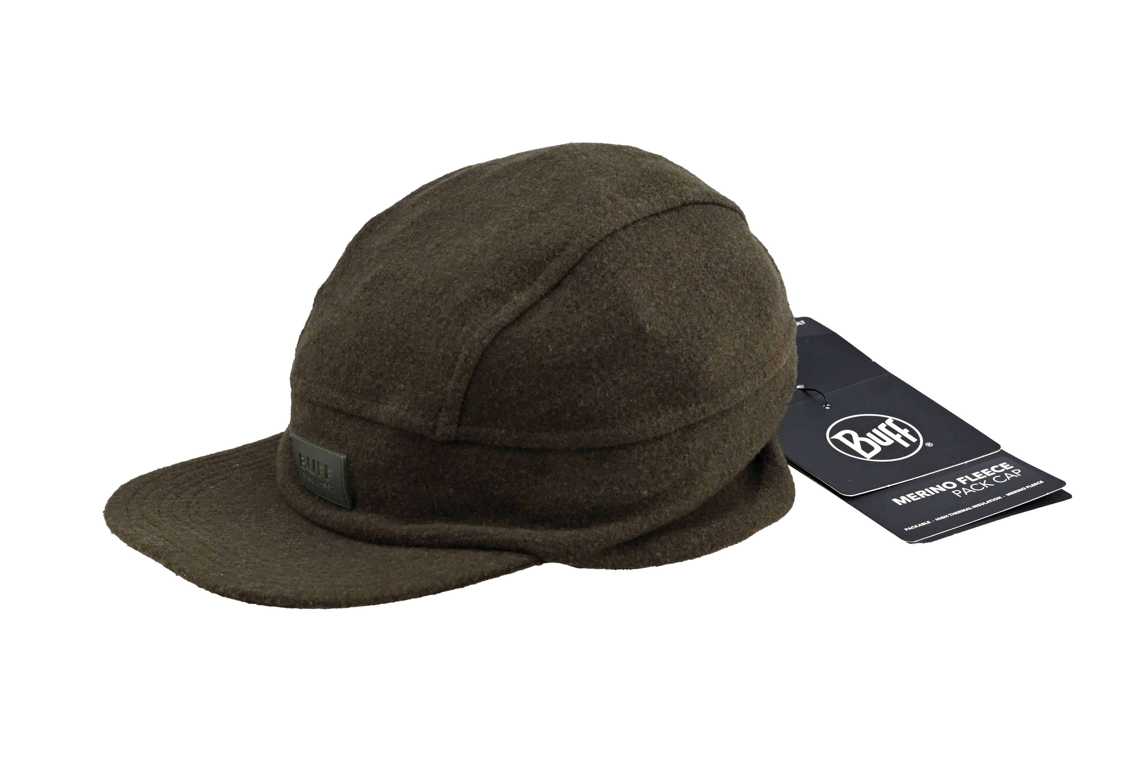 Кепка Buff Merino fleece pack cap khaki  - фото 1