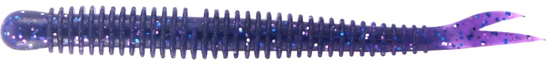Приманка Keitech виброхвост Live impact 2,5" EA04 violet - фото 1