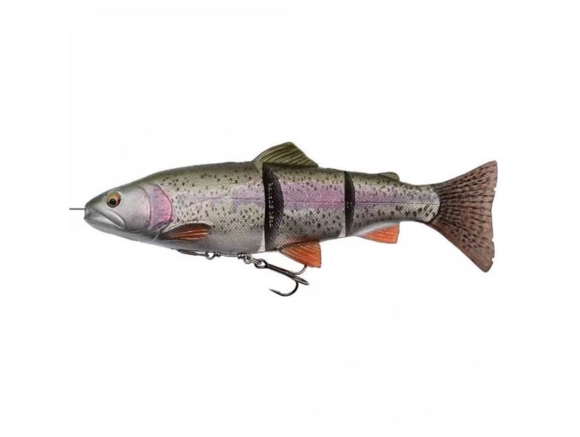 Приманка Savage Gear 4D Line Thru Trout 20см 93гр Slow Sink Rainbow - фото 1