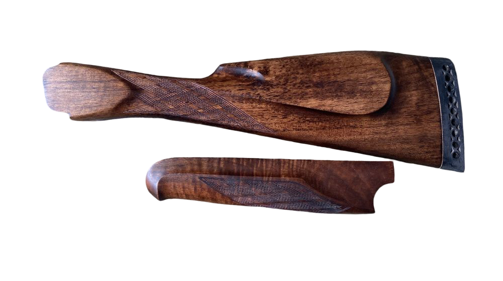 Приклад+цевье Левша ИЖ-12 Английская ложа МК Премиум орех - фото 1