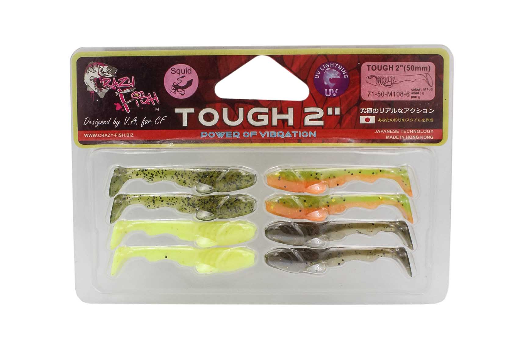 Приманка Crazy Fish Tough 2'' 71-50-M108-6