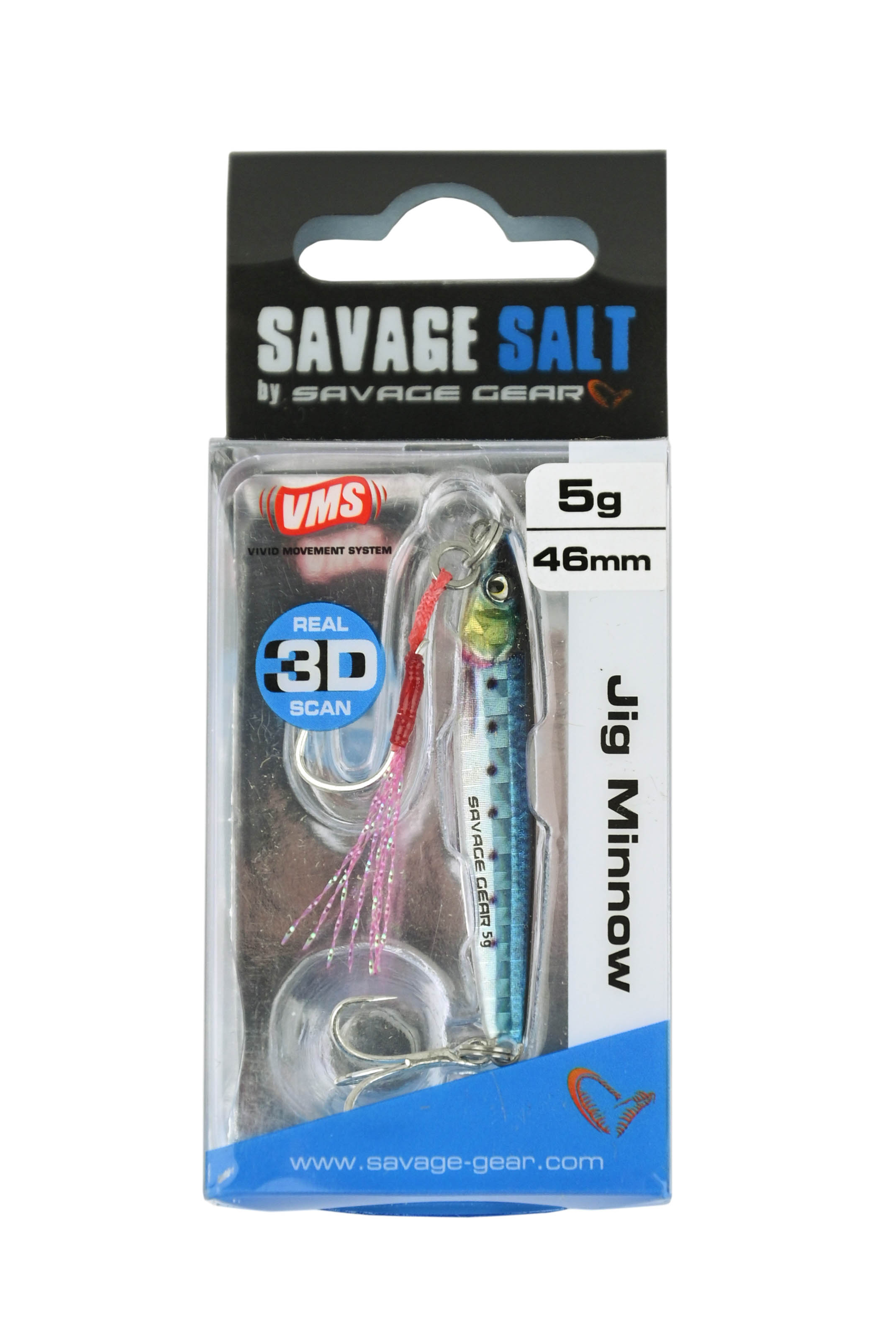 Пилькер Savage Gear 3D jig minnow 5гр 4.6см PHP sardine - фото 1