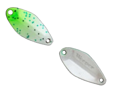 Блесна Nories Masukuroto Weeper 0,9гр цв.066 Chartreuse Glitter / Perl - фото 1