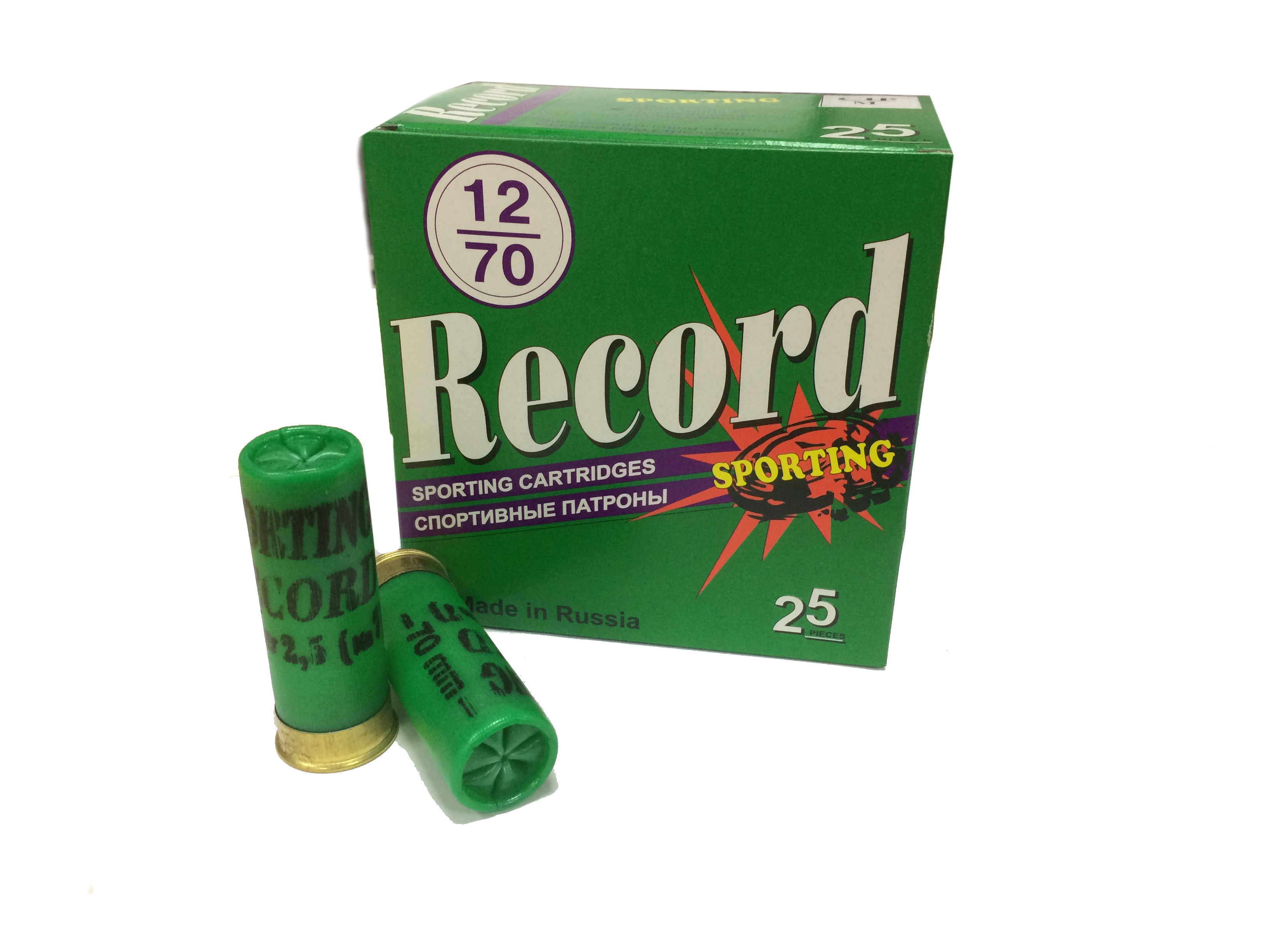 Патрон 12х70 КХЗ Record 7 спорт