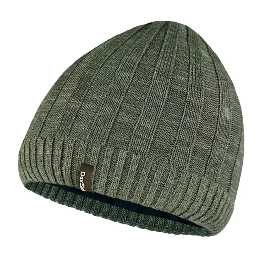 Шапка Dexshell Heathered Rib Knit Beanie зеленый - фото 1