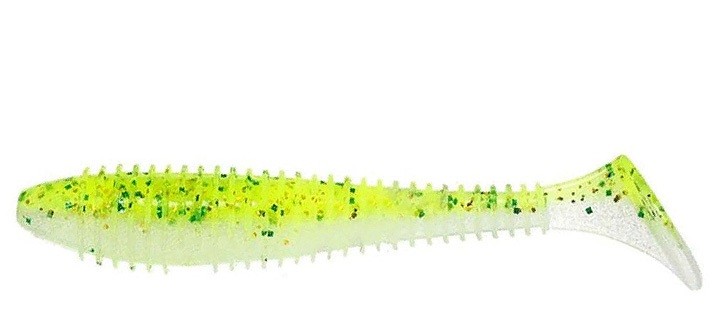 Приманка Keitech виброхвост Swing impact fat 5,8&quot; Pal 02 lime chart shad - фото 1