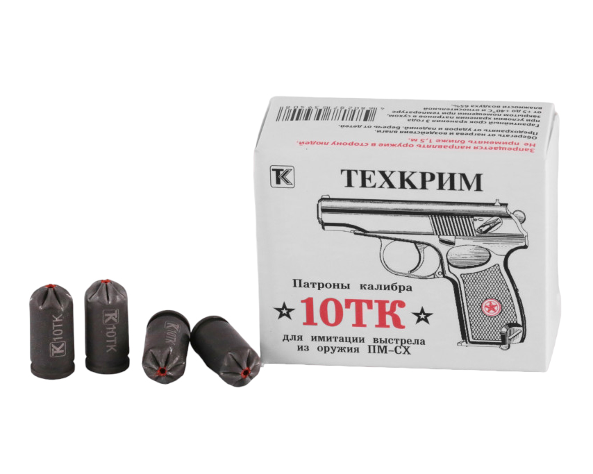 МП Патрон 10ТК Техкрим Maximum светозвуковой шумовой  1/20 - фото 1