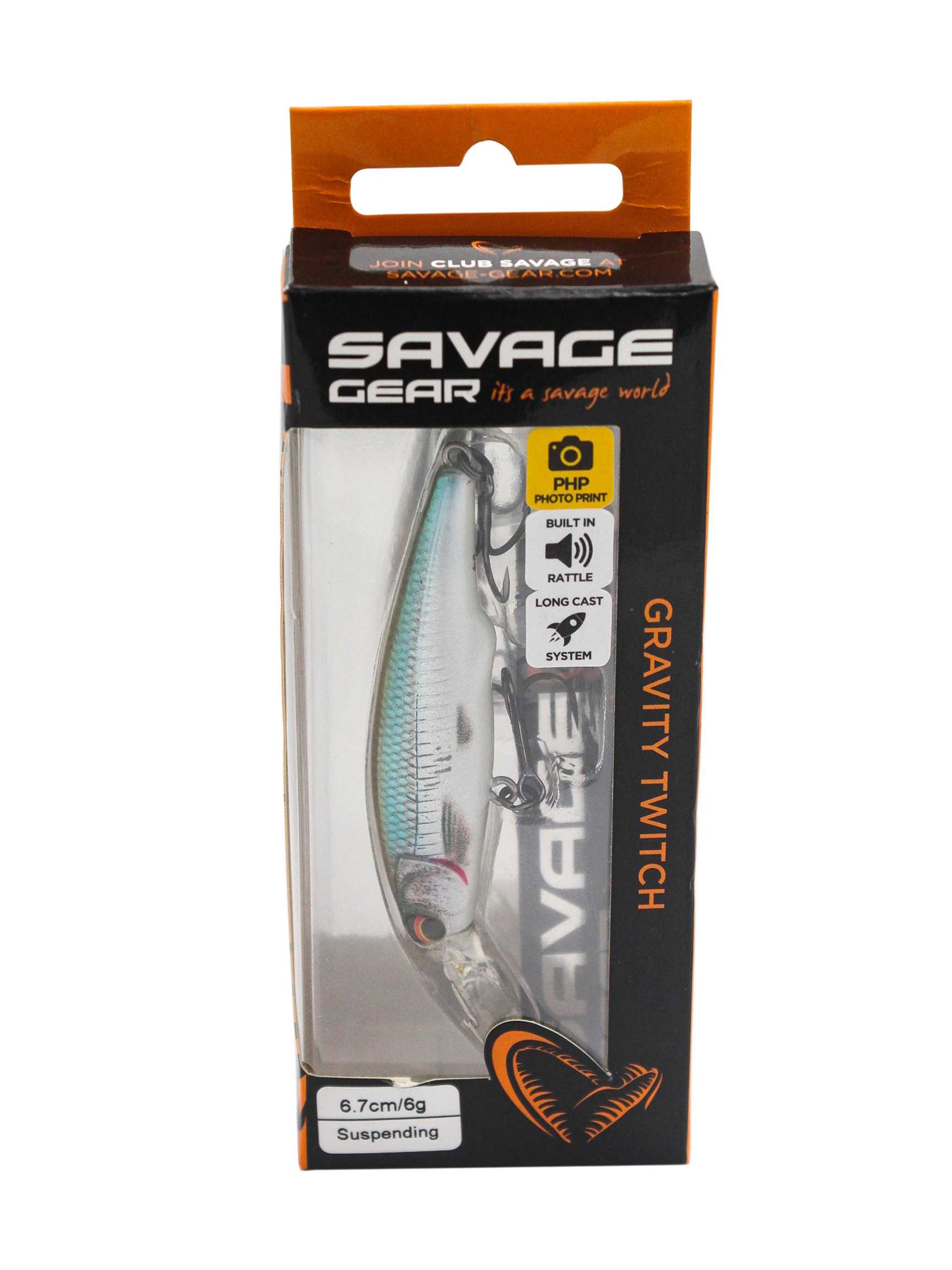 Воблер Savage Gear Gravity Twitch SR 6,7см 6гр SP roach