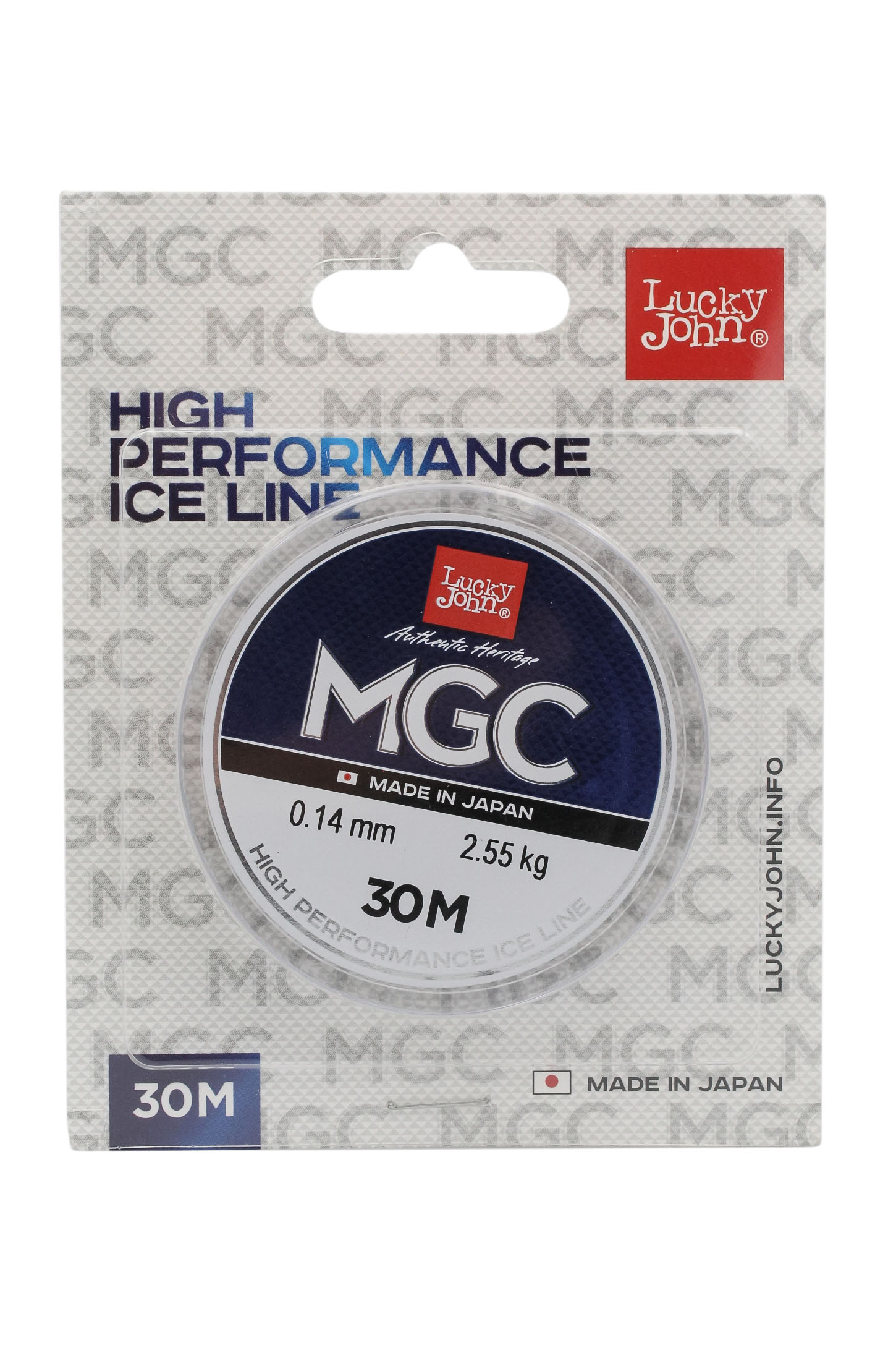 Леска Lucky John MGC зимняя 30м 0,14мм - фото 1