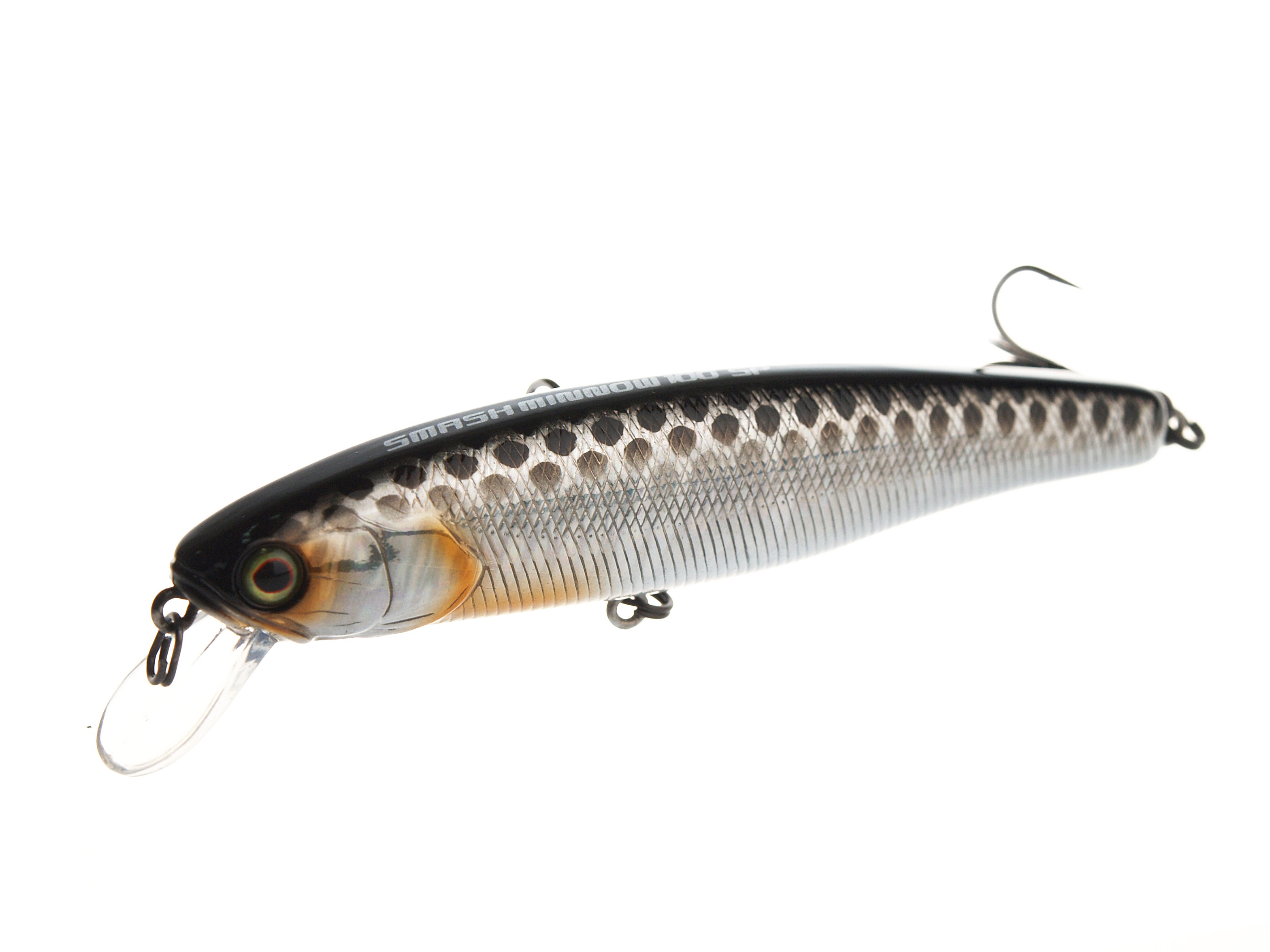 Воблер Jackall Smash minnow 100SP hI silver & black - фото 1