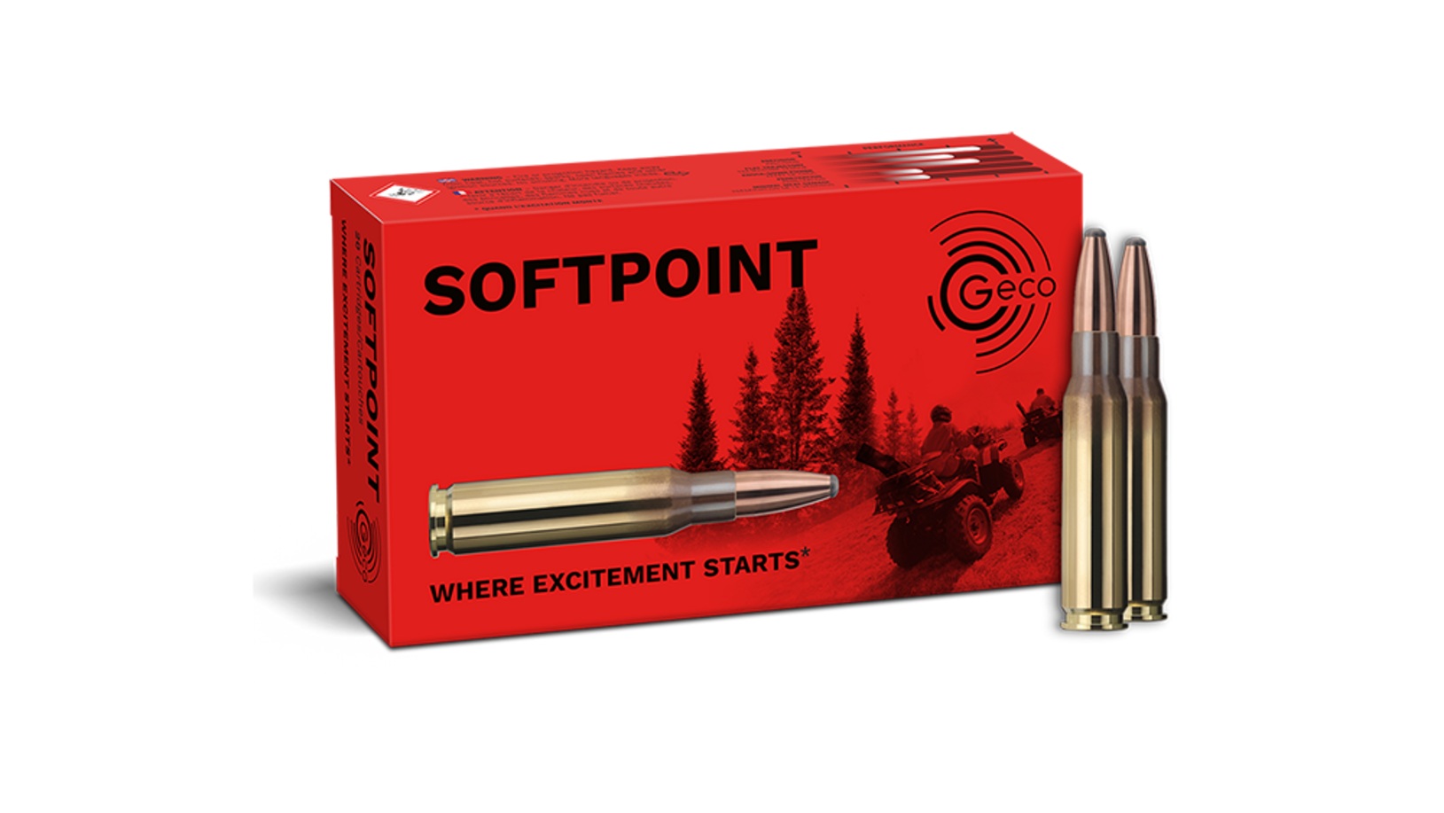 Патрон 308Win GECO SOFTPOINT 11,0гр 1/20 - фото 1