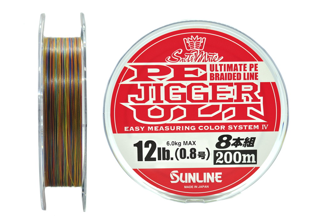 Шнур Sunline PE Jigger ULT 8 0,8 6,0кг 200м Multicolor - фото 1