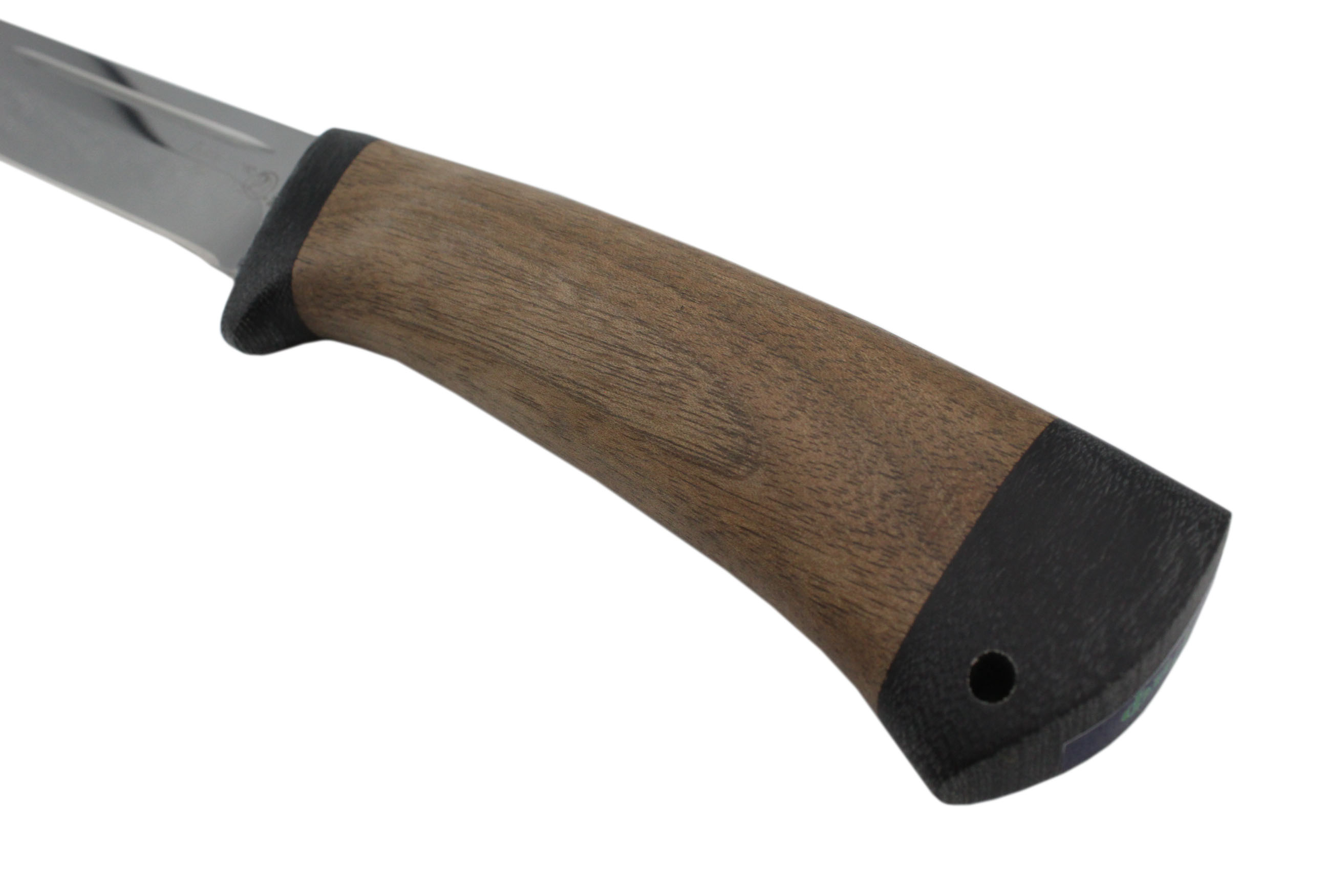 нож пуукко карельская береза. рукоять ножа из ореха. сталь 65х13.