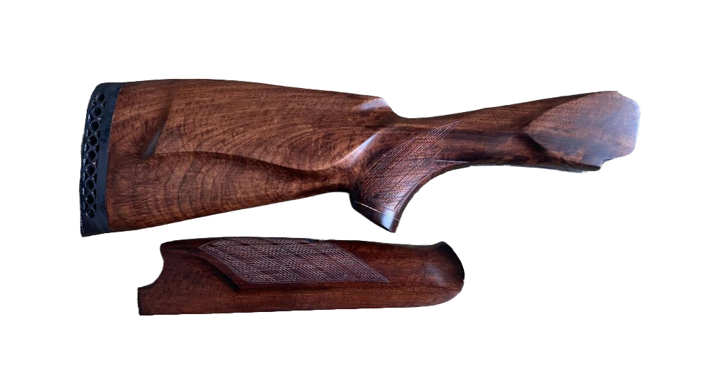 Приклад+цевье Левша ИЖ-12 Монте-Карло люкс левша орех - фото 1