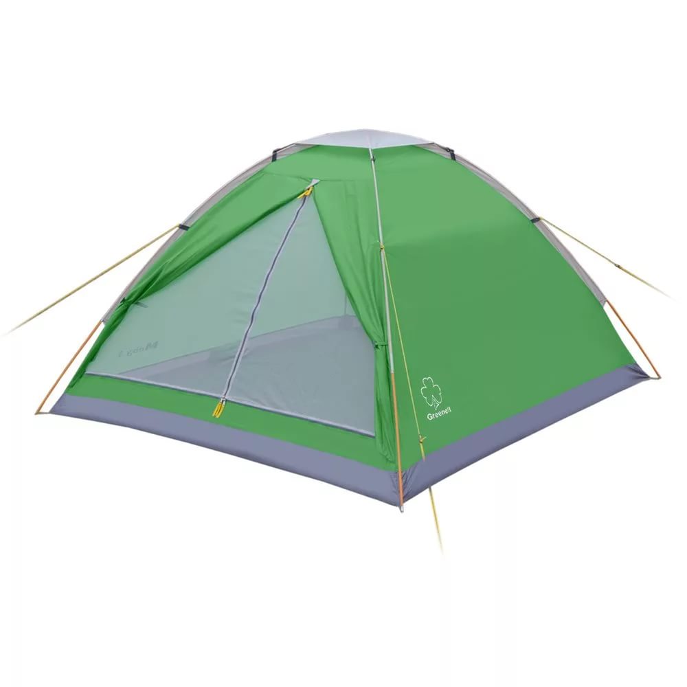 Палатка Greenell Moby 2 V2 зеленый/светло-серый - фото 1