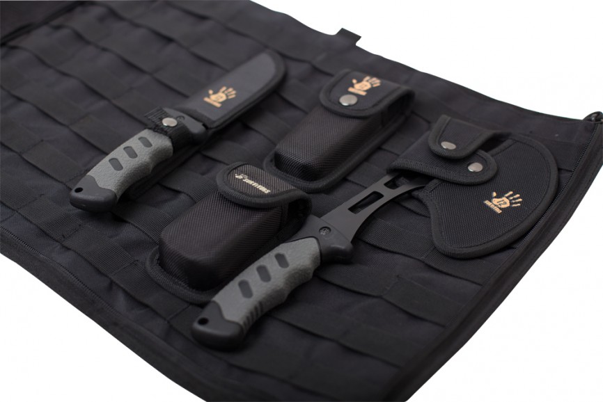 Набор инструментов Sightmark TS42001B топорик, нож с фиксированным клинком, скла - фото 1