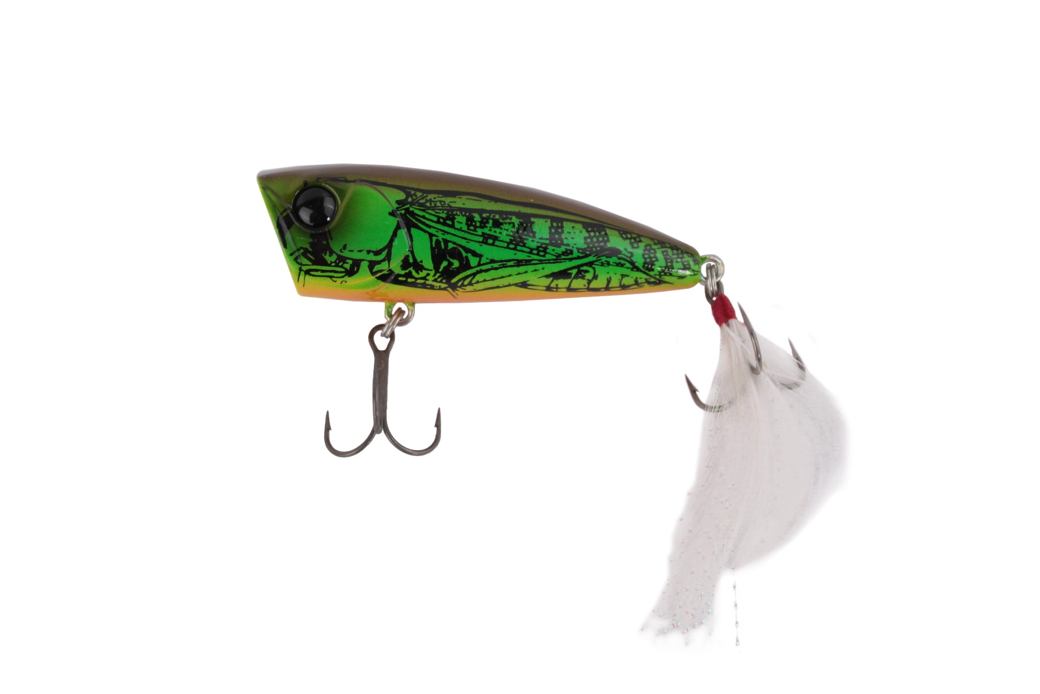 Воблер Daiwa Steez popper 60F grasshopper - фото 1