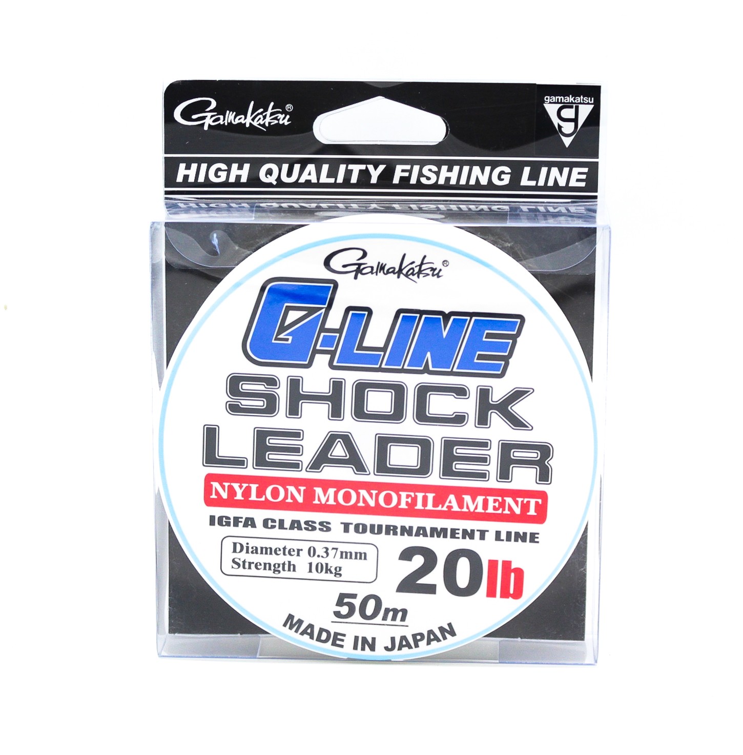 Леска Gamakatsu G-Line shock leader 0,37мм 50м - фото 1