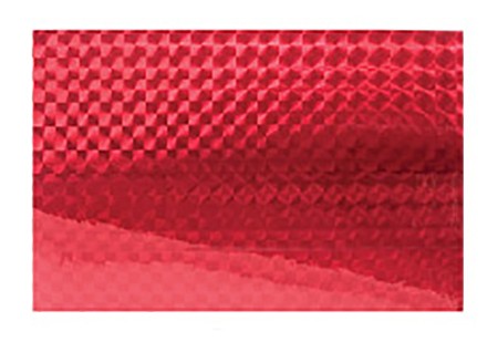 Наклейка Akara голографическая тип 2 8х12 см красная - фото 1