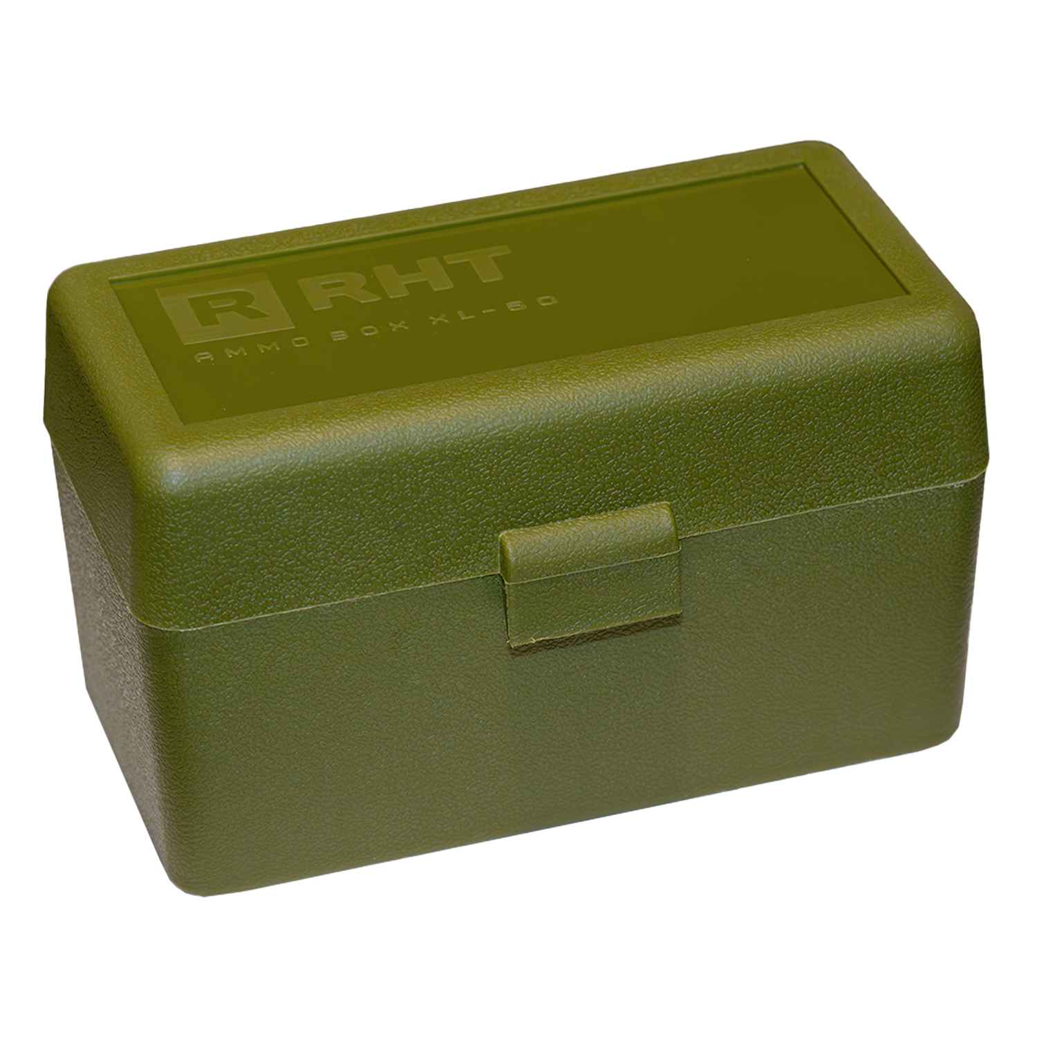 Коробка RHT на 50 патр 338LM 300WinMag 7,62x54R 300Norma Mag XL-50 зеленый - фото 1