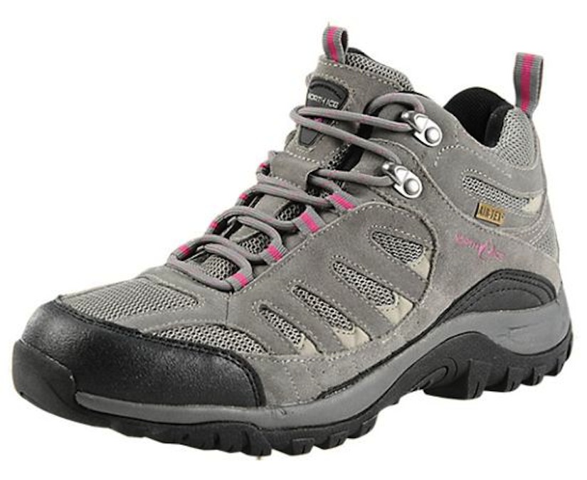 Ботинки NorthICE Trekking mid dale w air-tex grey/pink - фото 1