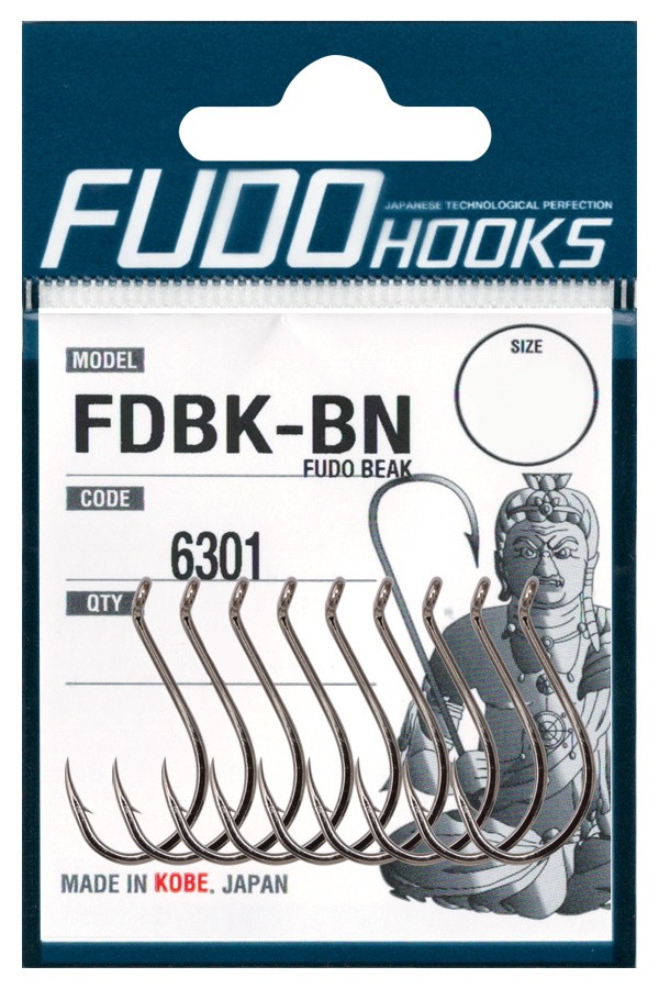 Крючки Fudo Beak FDBK-BN 6301 BN №8/0  - фото 1
