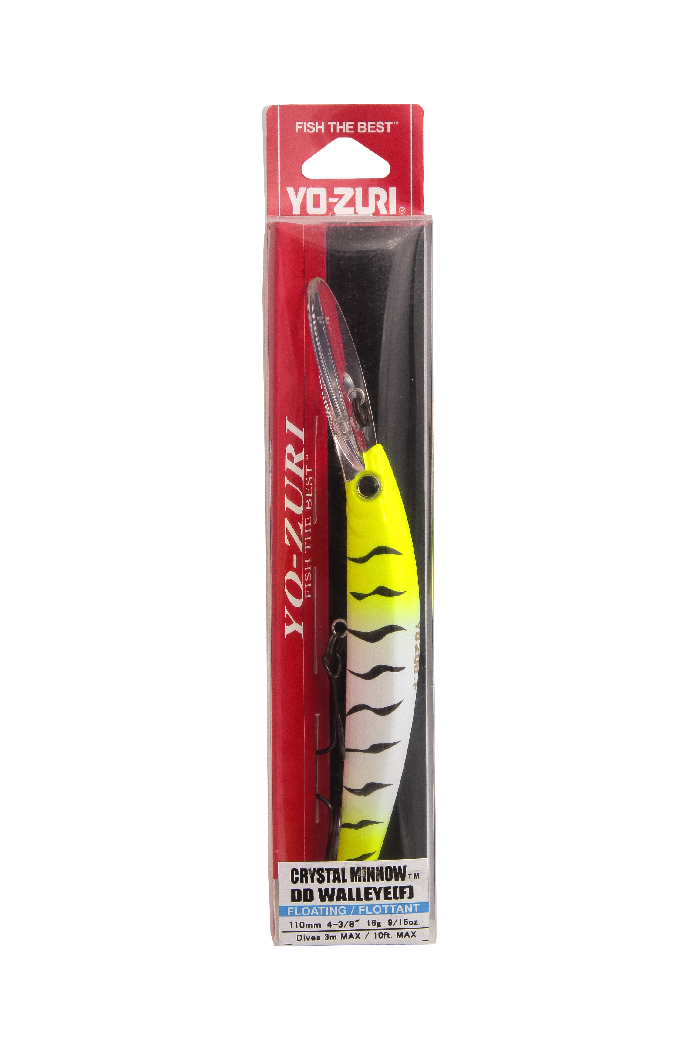 Воблер Yo-Zuri Crystal minnow deep diver walleye 110F R1206 CLT - фото 1