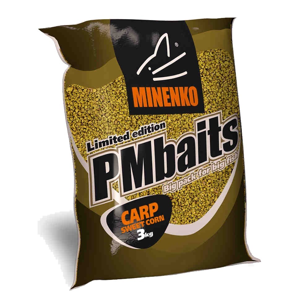 Прикормка MINENKO PMbaits carp 3кг sweet corn - фото 1