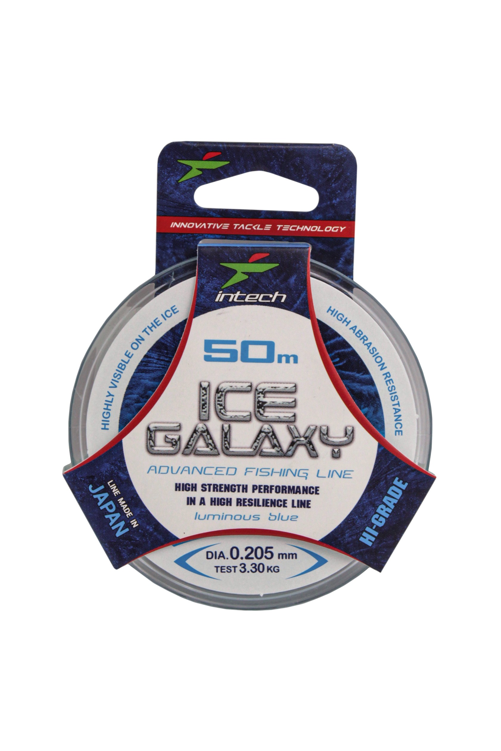 Леска Intech Galaxy Ice 50м 0.205мм 3.3кг голубая - фото 1